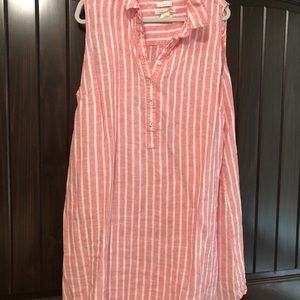 Sleeveless linen sundress, size 2xl